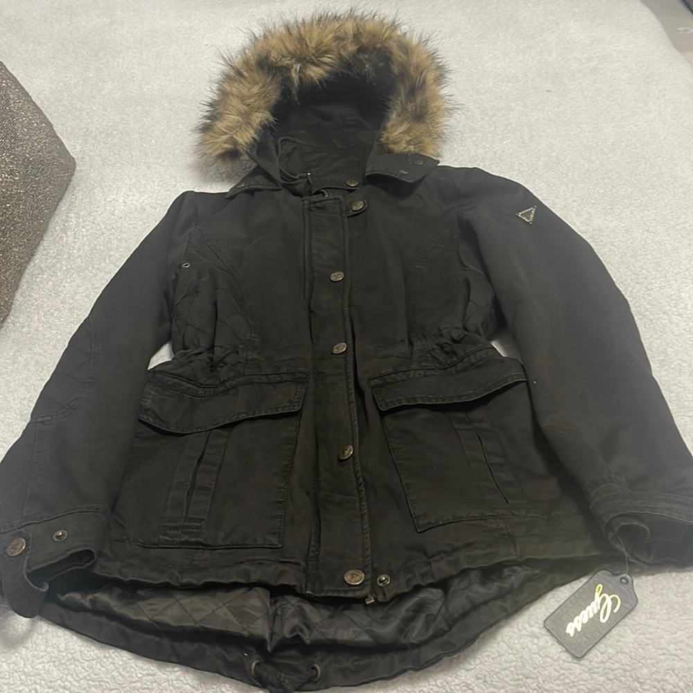 Guess olive green jacket - Picture 2 of 4